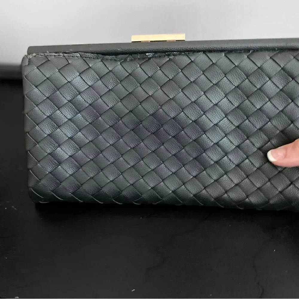 Sondra Roberts Leather Clutch Bag Purse